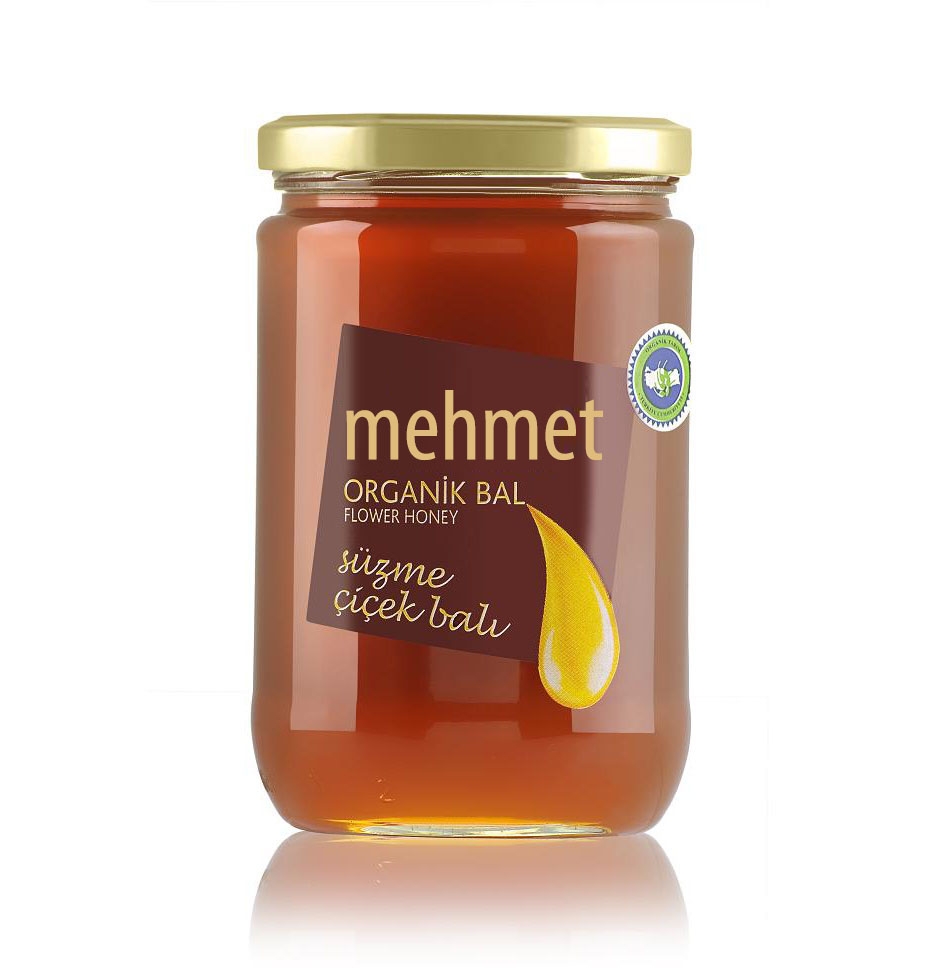 Adınıza Özel Organik Çiçek Balı 850g